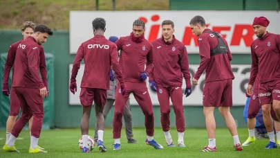 Trabzonspor’da Galatasaray maçı hazırlıkları sürüyor