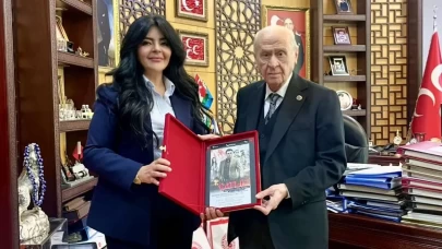 Gökçen Çatlı’dan MHP Lideri Bahçeli'ye ziyaret