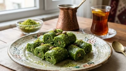 Fıstıklı pudingli ve ıspanaklı 'Yeşilim tatlısı'!