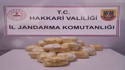 Hakkari'de operasyon! Kilolarca yasaklı madde ele geçirildi