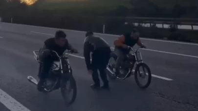 Tehlikeli motosiklet yarışı pahalıya mal oldu