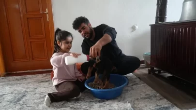Muş'ta besici Abuzer Güngör’ün oğlak sevdası: Bakım hikayesi kalpleri ısıttı