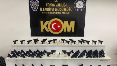 Konya'da silah kaçakçılarına operasyon yapıldı