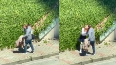 Maltepe’de sokak ortasında kadına yumruklu dehşet! Yardım etmek isteyenlere de saldırdı