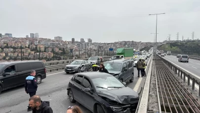 6 araç birbirine girdi! Kağıthane'de trafiği felç eden kaza