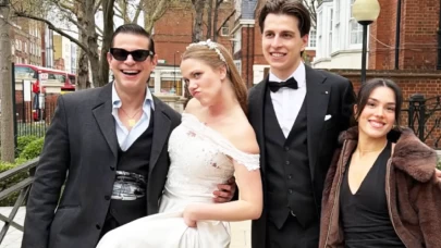 Londra'da sürpriz nikah! Serel Yereli dünya evine girdi