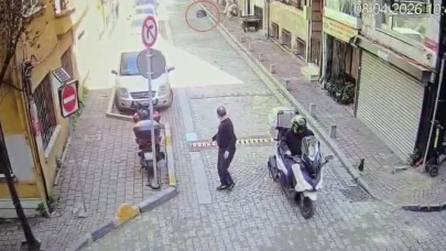 Kendini ateşe verip balkondan düştü, o anlar kamerada