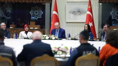 Cumhurbaşkanı Erdoğan, işçi ve işveren temsilcilerini kabul etti