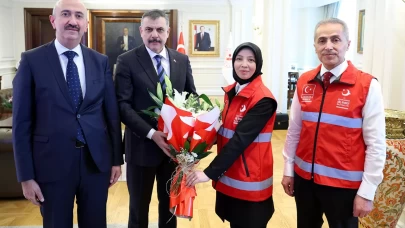 Bakan Mustafa Çiftçi, Göç İdaresi Başkanlığı heyetini kabul etti