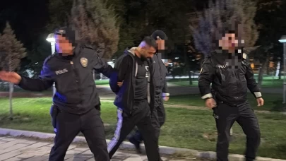 Kayseri’de polisten kaçan şüpheliye suçüstü