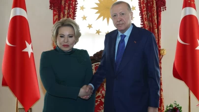 Cumhurbaşkanı Erdoğan, Matviyenko ile bir araya geldi