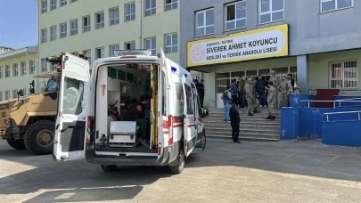 Eski öğrencinin silahlı baskını saniye saniye kaydedildi!