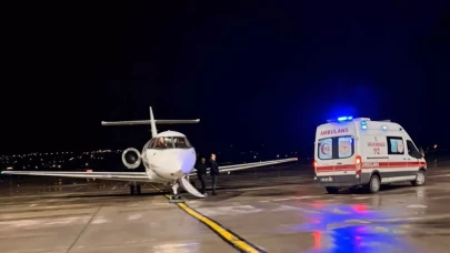 Tokat'tan Ankara'ya ambulans uçakla sevk!
