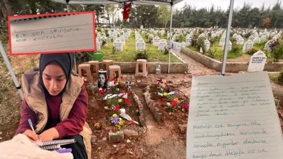 Kahramanmaraş saldırısında ölen öğrencilerin mezarlarına yürek yakan notlar