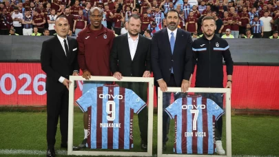 Trabzonspor'da Edin Visca ve Nwakaeme veda etti