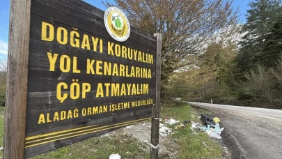 ‘Çöp atmayın' tabelasının altını çöple doldurdular