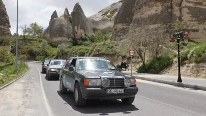 Doğu-Batı Dostluk ve İpek Yolu Rallisi’nin Kapadokya etabı tamamlandı