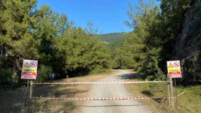 Ormanlara girişler durduruldu