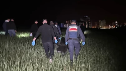 Tarım arazisinde hareketsiz yatıyordu