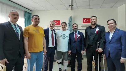 MHP’li Yurdakul, hastanede gazi ve şehit yakınlarını ziyaret etti