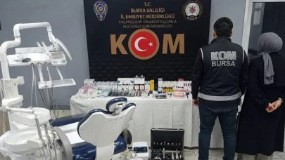 İnegöl'de sahte diş hekimi operasyonu