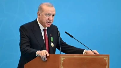 Cumhurbaşkanı Erdoğan Kazakistan'da konuştu
