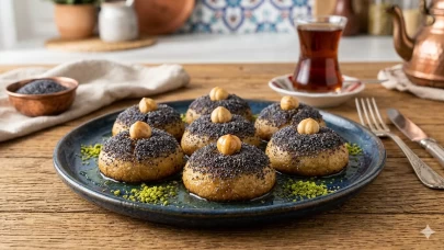 Şapkalı haşhaşlı şekerpare tarifi: Gelinim Mutfakta şapkalı haşhaşlı şekerpare yapılışı ve malzemeleri
