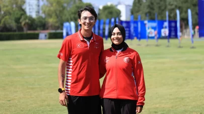 Mete Gazoz'dan 19 yaşındaki partnerine tam not