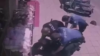 Çorlu'da 2 polisin şehit olduğu olayda saldırganın yakalanma anı görüntüleri ortaya çıktı