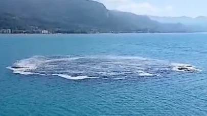 Cide'de denizdeki gizemli patlama panik yarattı