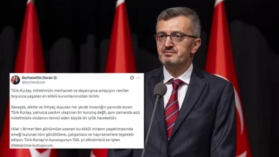 İletişim Başkanı Duran: Türk Kızılay, milletimizin vicdanını temsil eden bir iyilik hareketidir