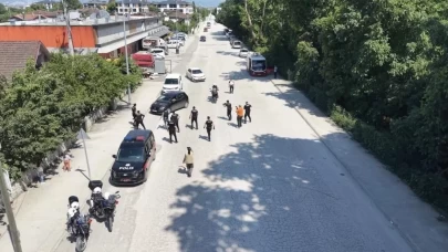 Şüpheli araç kilometrelerce süren takiple durduruldu