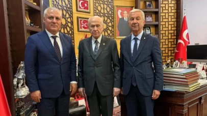 MHP lideri Bahçeli, ALTSO Başkanı Erdem'i kabul etti