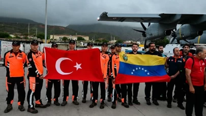 Deprem bölgesine Türkiye'den destek! AFAD, UMKE ve TSK Venezuela'da