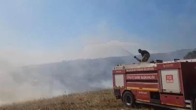 Avşa Adası’nda yangın çıktı! Havadan ve karadan müdahale ediliyor