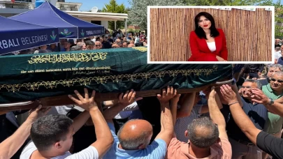 Irmak öğretmene veda: Gözyaşları içinde son yolculuğuna uğurlandı