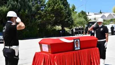 Görev başında kalp krizi geçiren polis memuru Kütahya’da toprağa verildi