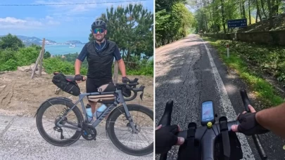 İstanbul’dan Samsun’a 4 günde 814 kilometrelik bisiklet yolculuğu