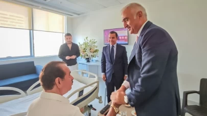 Bakan Ersoy'dan İbrahim Tatlıses'e ziyaret