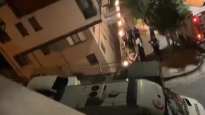 Demir korkuluklara asılı halde bulundu!