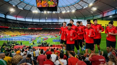 Milli futbolcudan maç sonrası dikkat çeken hareket