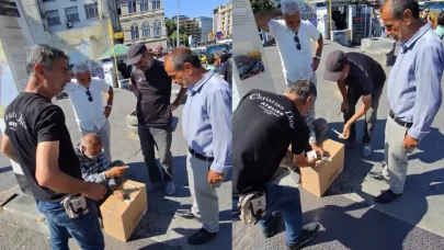 Galata Köprüsü’nde 'Bul karayı al parayı' baskını! Türk lirası kabul etmeyip euro istedi
