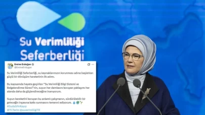 Emine Erdoğan'dan Su Verimliliği mesajı