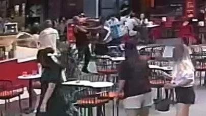 Polisten kaçan şüpheliyi tek yumrukla yere serdi!