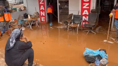 Kırşehir’de sel sonrası korkutan görüntü! Ev ve iş yerleri çamurla kaplandı