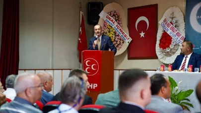 MHP'li Osmanağaoğlu: 'Kendisini dev sananlar unutmasın, MHP'nin gölgesi alayına yeter'