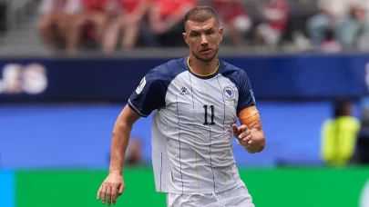Bosna-Hersek'in kaptanı Dzeko tarihe geçti!