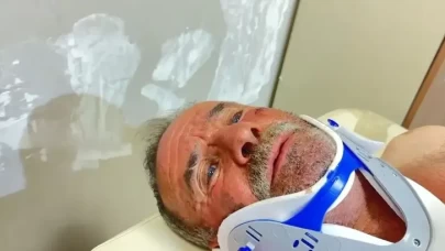 Ayı saldırısından böyle kurtuldu! 'Sürekli kafasına vurdum'
