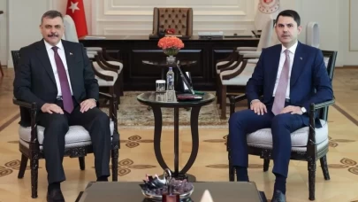 Bakan Çiftçi'den Bakan Kurum'a ziyaret! Teşekkür mesajı