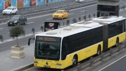 Ataşehir'de İETT otobüsünde korkutan yangın